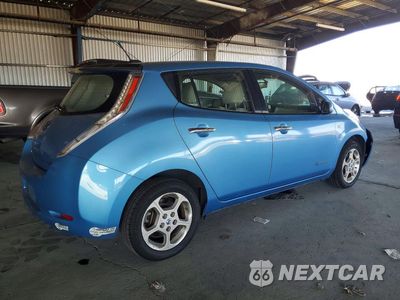 Trzecie zdjęcie samochodu z tyłu: 2012 NISSAN LEAF SV VIN:JN1AZ0CP5CT024075 - miniatura