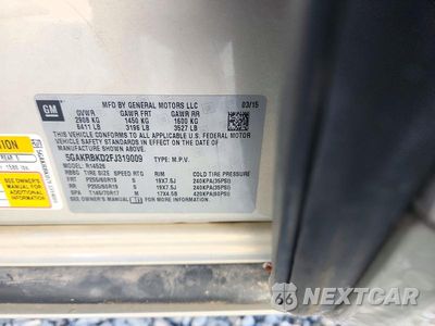 Zdjęcie 13 z 13 samochodu: 2015 BUICK ENCLAVE VIN:5GAKRBKD2FJ319009 - miniatura