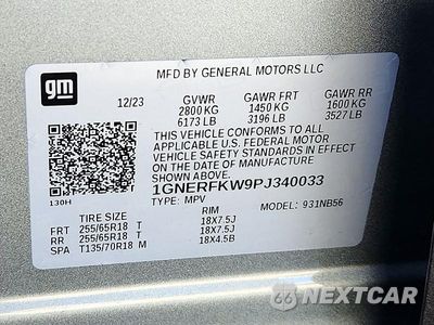 Zdjęcie 14 z 14 samochodu: 2023 CHEVROLET TRAVERSE LS VIN:1GNERFKW9PJ340033 - miniatura