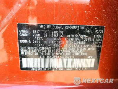 Zdjęcie 13 z 13 samochodu: 2025 SUBARU CROSSTREK LIMITED VIN:4S4GUHM6XS3752916 - miniatura