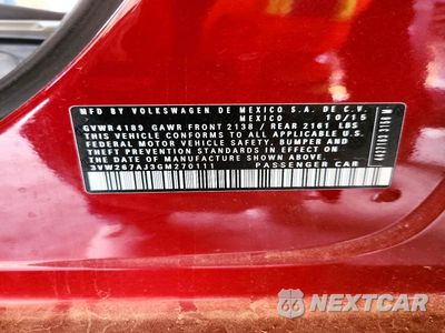 Zdjęcie 12 z 12 samochodu: 2016 VOLKSWAGEN JETTA S VIN:3VW267AJ3GM270111 - miniatura