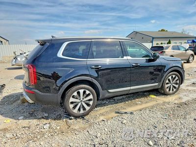 Trzecie zdjęcie samochodu z tyłu: 2021 KIA TELLURIDE S VIN:5XYP64HC8MG113858 - miniatura