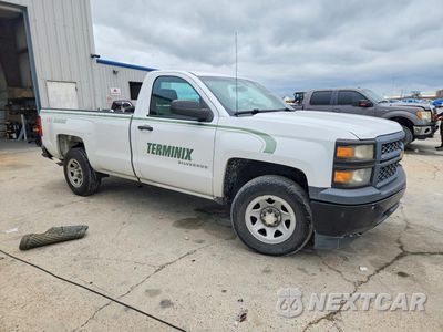 Czwarte zdjęcie samochodu z boku: 2014 CHEVROLET SILVERADO C1500 VIN:1GCNCPEHXEZ375997 - miniatura