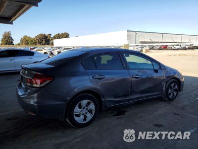 Trzecie zdjęcie samochodu z tyłu: 2014 HONDA CIVIC LX VIN:19XFB2F50EE241994 - miniatura