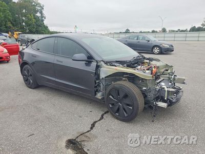 Czwarte zdjęcie samochodu z boku: 2025 TESLA MODEL 3 VIN:5YJ3E1EA2SF901008 - miniatura