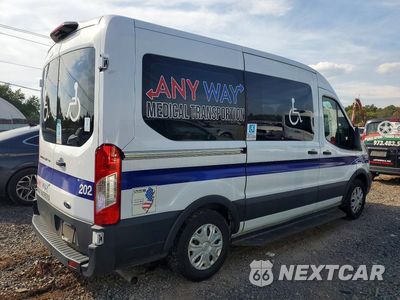 Trzecie zdjęcie samochodu z tyłu: 2023 FORD TRANSIT T- - SHUTTLE BUS VIN:1FTYE1C82PKA89046 - miniatura