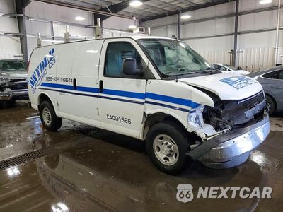 Czwarte zdjęcie samochodu z boku: 2022 CHEVROLET EXPRESS G3500 VIN:1GCZGGF72N1236943 - miniatura