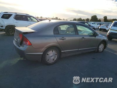 Trzecie zdjęcie samochodu z tyłu: 2008 HONDA CIVIC HYBRID VIN:JHMFA36218S012402 - miniatura