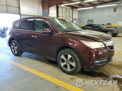 Czwarte zdjęcie samochodu z boku: 2014 ACURA MDX VIN:5FRYD4H21EB025257 - miniatura