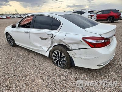 Drugie zdjęcie samochodu z przodu: 2017 HONDA ACCORD HYBRID VIN:JHMCR6F34HC004407 - miniatura