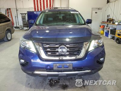 Piąte zdjęcie samochodu w środku: 2018 NISSAN PATHFINDER PLATINUM VIN:5N1DR2MMXJC678380 - miniatura