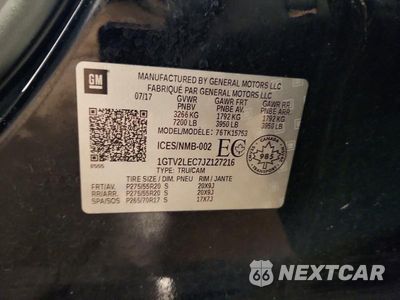 Zdjęcie 12 z 12 samochodu: 2018 GMC SIERRA K1500 VIN:1GTV2LEC7JZ127216 - miniatura