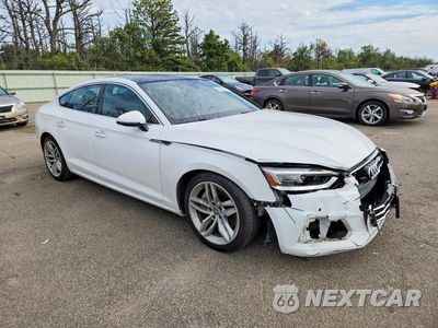 Czwarte zdjęcie samochodu z boku: 2019 AUDI A5 PREMIUM VIN:WAUANCF59KA077258 - miniatura