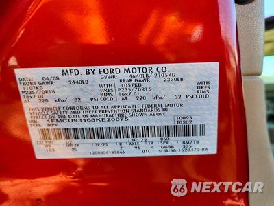 Zdjęcie 14 z 14 samochodu: 2008 FORD ESCAPE XLT VIN:1FMCU93168KE20075 - miniatura
