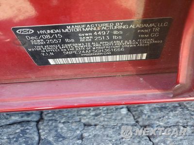 Zdjęcie 12 z 12 samochodu: 2016 HYUNDAI SONATA SE VIN:5NPE24AF5GH361666 - miniatura