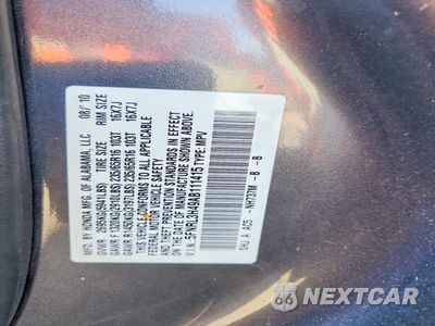 Zdjęcie 13 z 13 samochodu: 2010 HONDA ODYSSEY EX VIN:5FNRL3H49AB111415 - miniatura