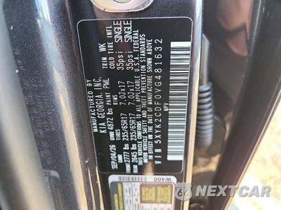 Zdjęcie 13 z 13 samochodu: 2027 KIA SPORTAGE LX VIN:5XYK2CDF0VG481632 - miniatura
