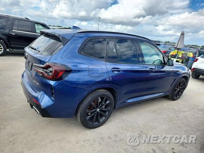 Trzecie zdjęcie samochodu z tyłu: 2022 BMW X3 SDRIVE30I VIN:5UX43DP08N9J85731 - miniatura