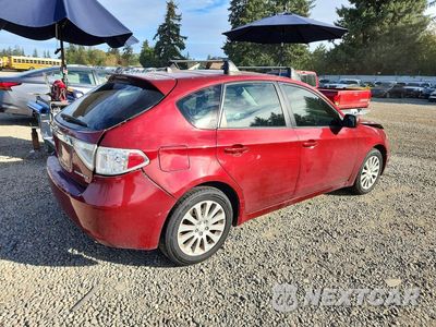 Trzecie zdjęcie samochodu z tyłu: 2010 SUBARU IMPREZA 2.5I PREMIUM VIN:JF1GH6B65AH825651 - miniatura