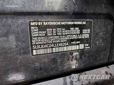 Zdjęcie 12 z 12 samochodu: 2020 BMW X5 M50I VIN:5UXJU4C04LLE46264 - miniatura