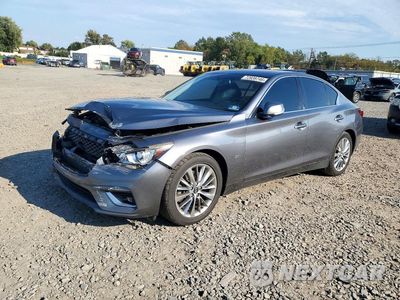 2018 INFINITI Q50 3.0T LUXE JN1EV7AR2JM611092 - główne zdjęcie licytacji z USA - miniatura