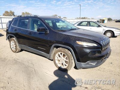 Czwarte zdjęcie samochodu z boku: 2015 JEEP CHEROKEE LATITUDE VIN:1C4PJLCB8FW766591 - miniatura