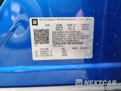 Zdjęcie 13 z 13 samochodu: 2019 CHEVROLET EQUINOX LS VIN:3GNAXSEV9KS559663 - miniatura