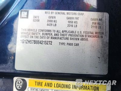 Zdjęcie 23 z 24 samochodu: 2008 CHEVROLET MALIBU 1LT VIN:1G1ZH57B884215272 - miniatura