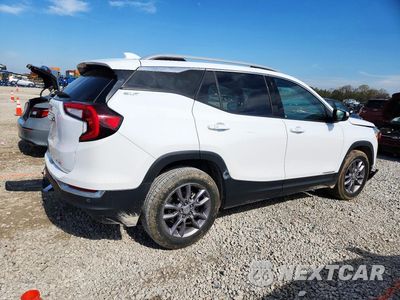 Trzecie zdjęcie samochodu z tyłu: 2022 GMC TERRAIN SLT VIN:3GKALVEV9NL160339 - miniatura