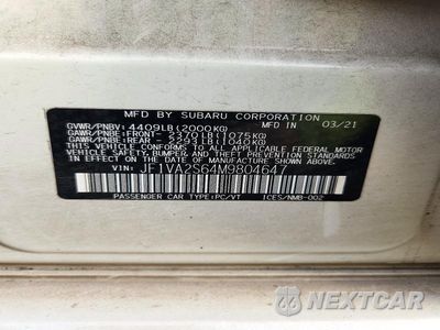 Zdjęcie 12 z 12 samochodu: 2021 SUBARU WRX STI VIN:JF1VA2S64M9804647 - miniatura