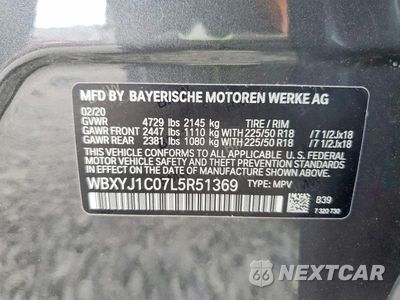 Zdjęcie 14 z 14 samochodu: 2020 BMW X2 XDRIVE28I VIN:WBXYJ1C07L5R51369 - miniatura