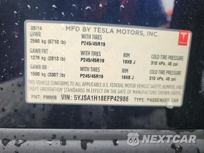 Zdjęcie 13 z 13 samochodu: 2014 TESLA MODEL S VIN:5YJSA1H18EFP42986 - miniatura