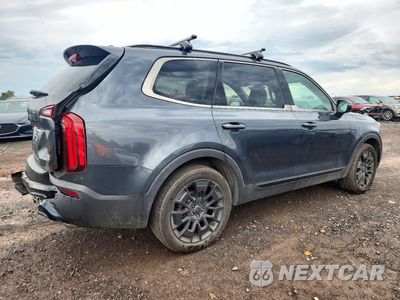 Trzecie zdjęcie samochodu z tyłu: 2021 KIA TELLURIDE SX VIN:5XYP5DHC0MG096654 - miniatura