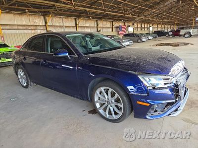 Czwarte zdjęcie samochodu z boku: 2019 AUDI A4 PREMIUM PLUS VIN:WAUENAF43KN015750 - miniatura