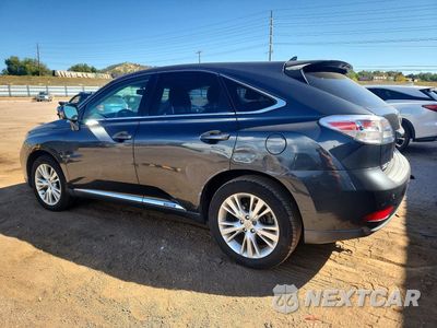 Drugie zdjęcie samochodu z przodu: 2010 LEXUS RX 450H VIN:JTJZB1BA9A2402549 - miniatura