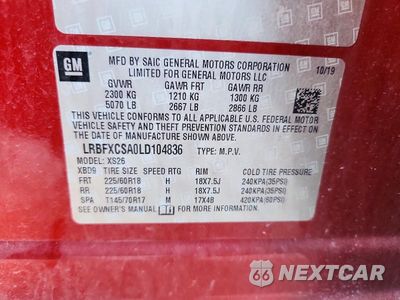 Zdjęcie 14 z 14 samochodu: 2020 BUICK ENVISION ESSENCE VIN:LRBFXCSA0LD104836 - miniatura