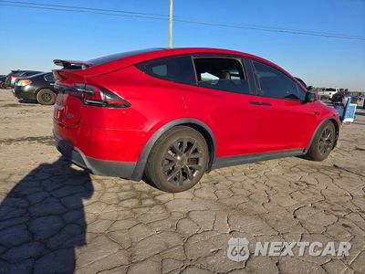 Trzecie zdjęcie samochodu z tyłu: 2022 TESLA MODEL X VIN:7SAXCBE66NF357869 - miniatura