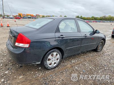 Trzecie zdjęcie samochodu z tyłu: 2009 KIA SPECTRA LX VIN:KNAFE221295595637 - miniatura