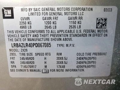 Zdjęcie 13 z 13 samochodu: 2023 BUICK ENVISION PREFERRED VIN:LRBAZLR40PD067085 - miniatura