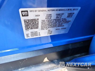Zdjęcie 12 z 12 samochodu: 2026 CHEVROLET EQUINOX RS VIN:3GNAXLEG6TL493513 - miniatura