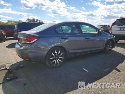 Trzecie zdjęcie samochodu z tyłu: 2014 HONDA CIVIC EXL VIN:2HGFB2F96EH532136 - miniatura