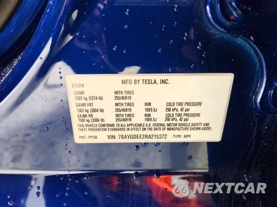 Zdjęcie 13 z 13 samochodu: 2024 TESLA MODEL Y VIN:7SAYGDEE2RA215372 - miniatura