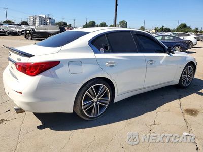 Trzecie zdjęcie samochodu z tyłu: 2014 INFINITI Q50 PREMIUM VIN:JN1BV7AP1EM692626 - miniatura