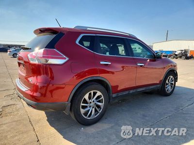 Trzecie zdjęcie samochodu z tyłu: 2015 NISSAN ROGUE SL VIN:5N1AT2MT6FC911609 - miniatura