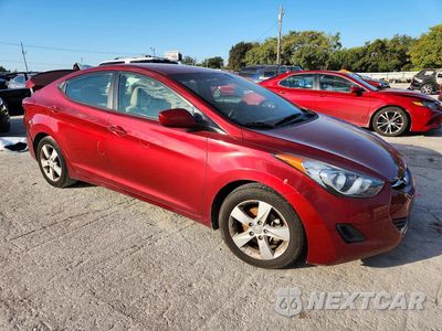 Czwarte zdjęcie samochodu z boku: 2013 HYUNDAI ELANTRA GLS VIN:5NPDH4AE9DH353891 - miniatura