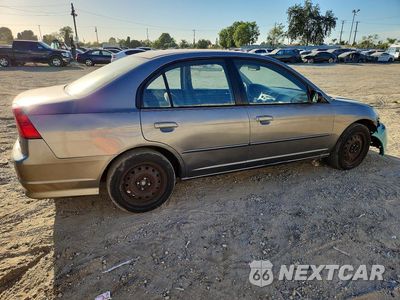 Trzecie zdjęcie samochodu z tyłu: 2004 HONDA CIVIC LX VIN:2HGES16554H638417 - miniatura