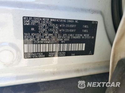 Zdjęcie 13 z 13 samochodu: 2019 TOYOTA RAV4 LE VIN:2T3H1RFV4KW033511 - miniatura