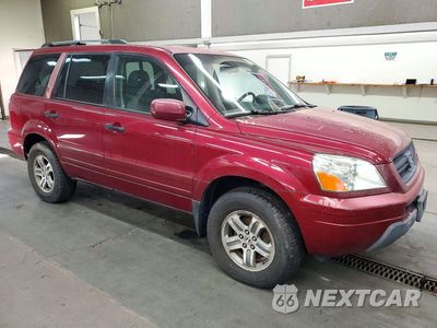 Czwarte zdjęcie samochodu z boku: 2003 HONDA PILOT EXL VIN:2HKYF18553H523819 - miniatura
