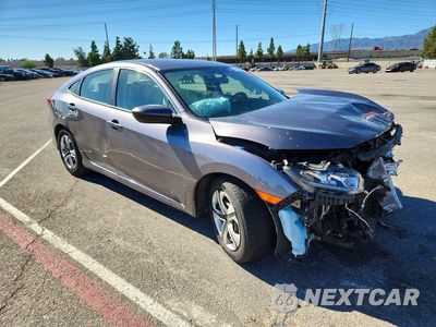 Czwarte zdjęcie samochodu z boku: 2018 HONDA CIVIC LX VIN:2HGFC2F54JH606030 - miniatura