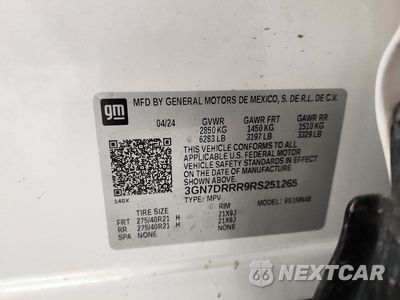 Zdjęcie 13 z 13 samochodu: 2024 CHEVROLET EQUINOX VIN:3GN7DRRR9RS251265 - miniatura